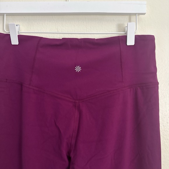 Athleta Women's Size L Wine Elation Straight Leg Pant - Picture 4 of 4